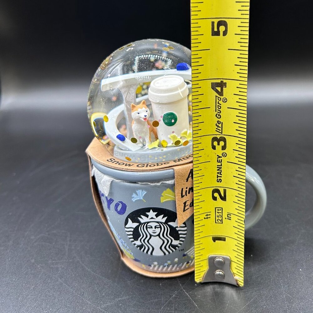Starbucks Tokyo Japan Snow Globe Mug Shiba Inu Limited Edition - Picture 10 of 10